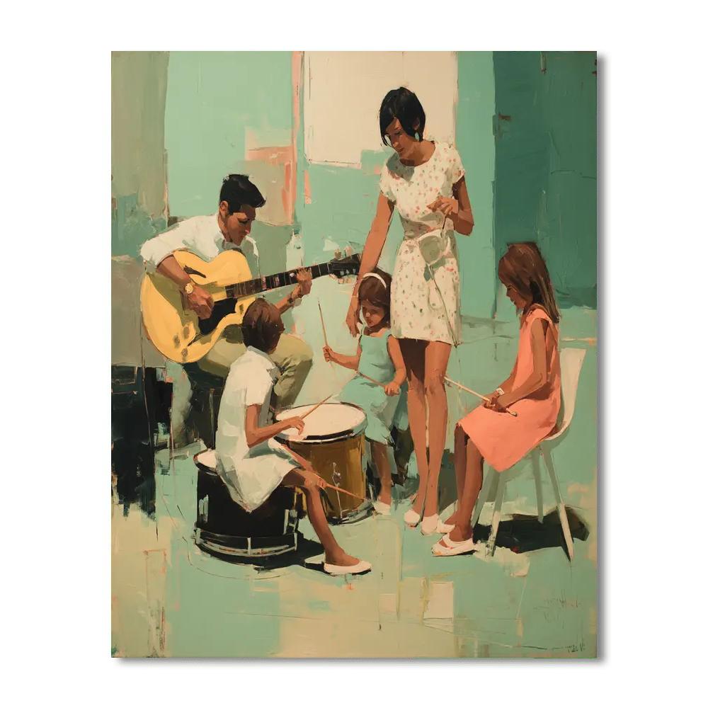 Harmony At The Heart Number Painting