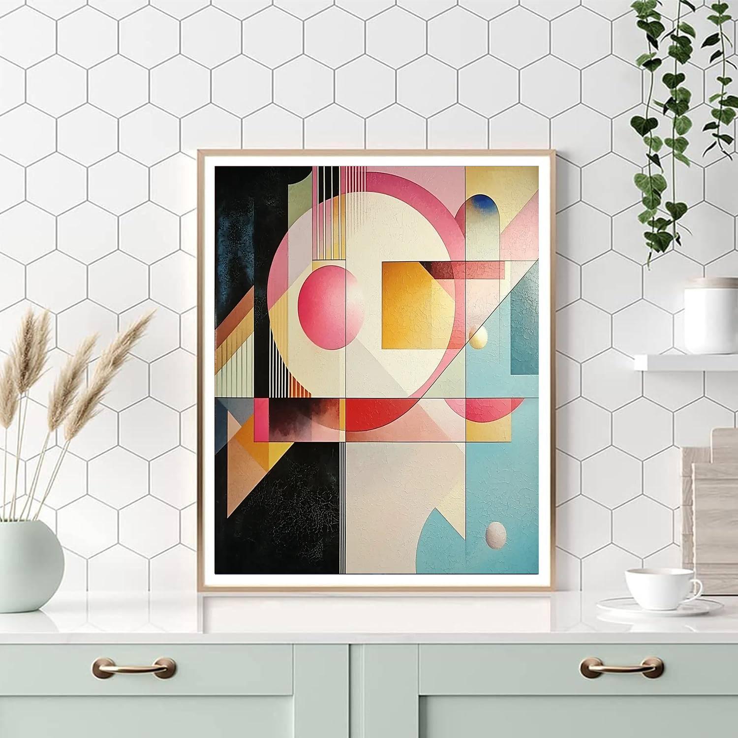 Kazimir Malevich Inspired Visionary Geometries  Paint By Color