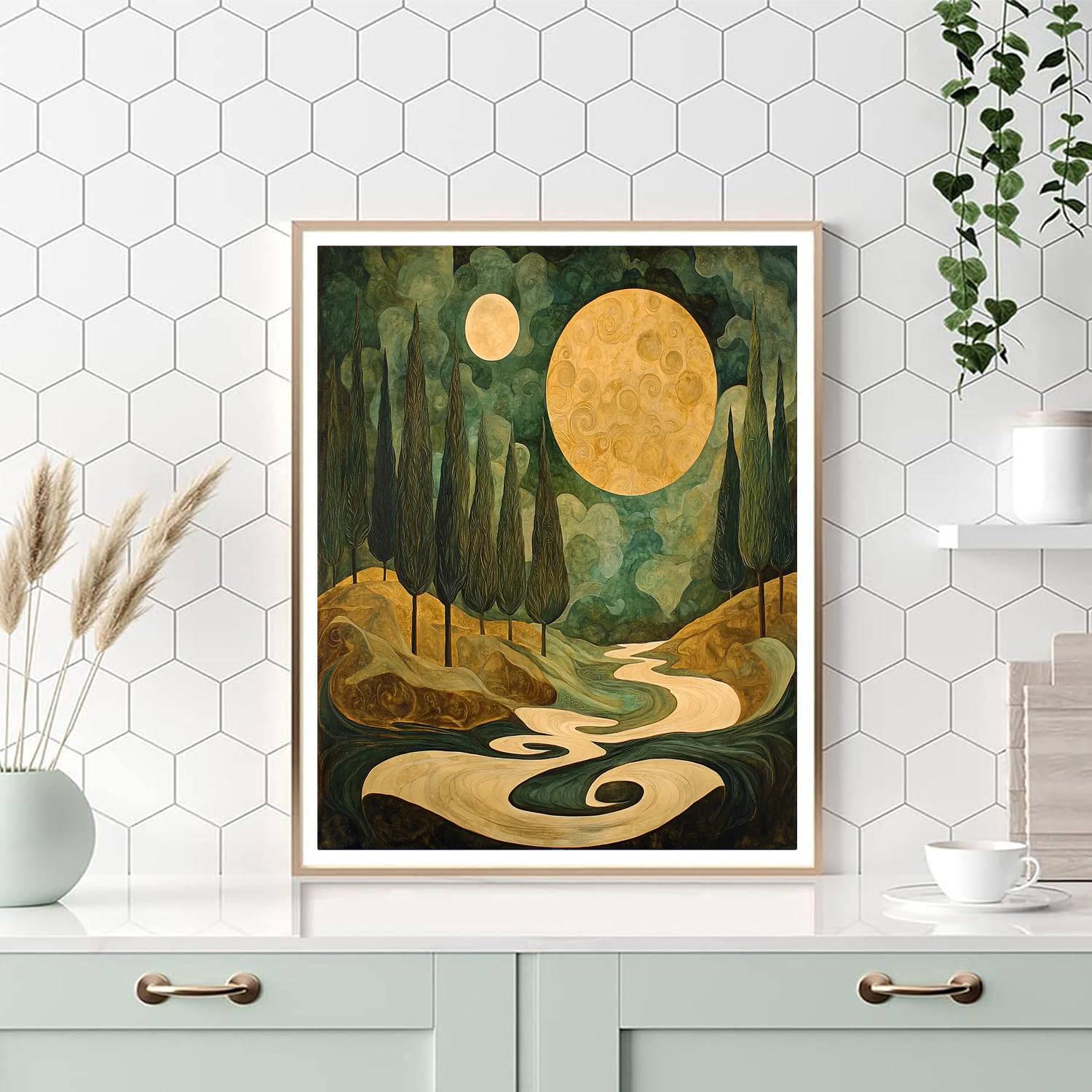 Michelangelo Inspired Mythical Echoes  Paint By Numbers