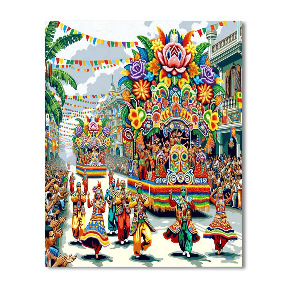 Carnaval De Barranquilla - Barranquilla, Colombia Paint By Number