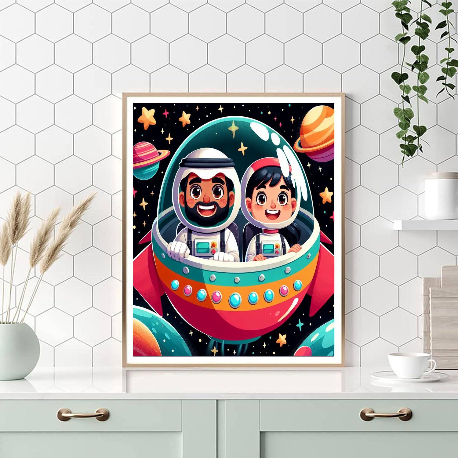 Super Space Adventures Paint By Number