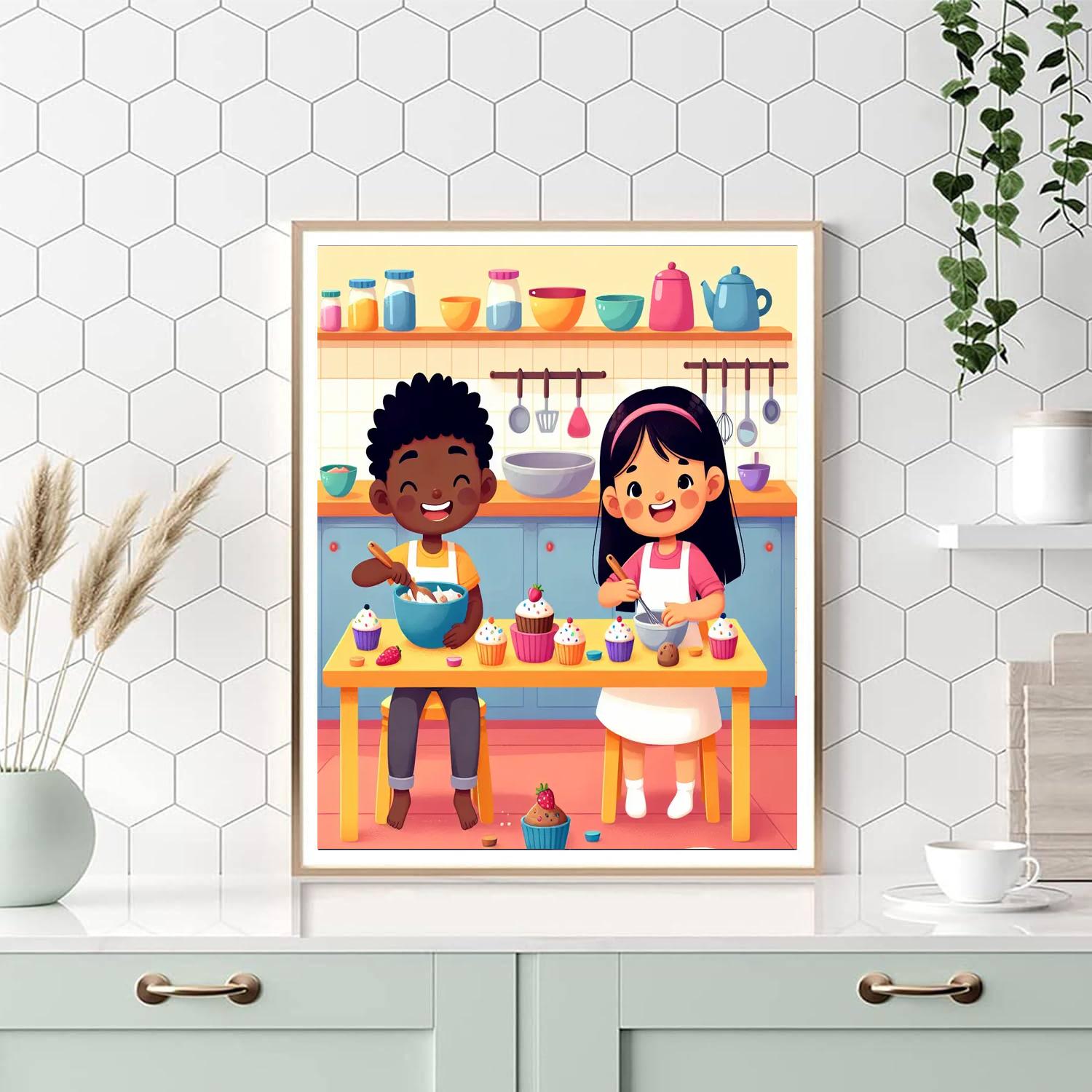 Little Chef’s Bakery Paint By Number