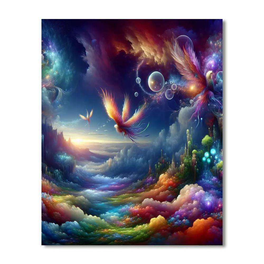 Fantasy Enchanted Realm Paint By Color