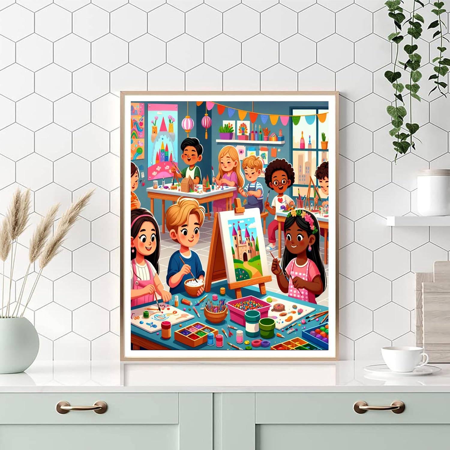 Creative Crafters Number Painting