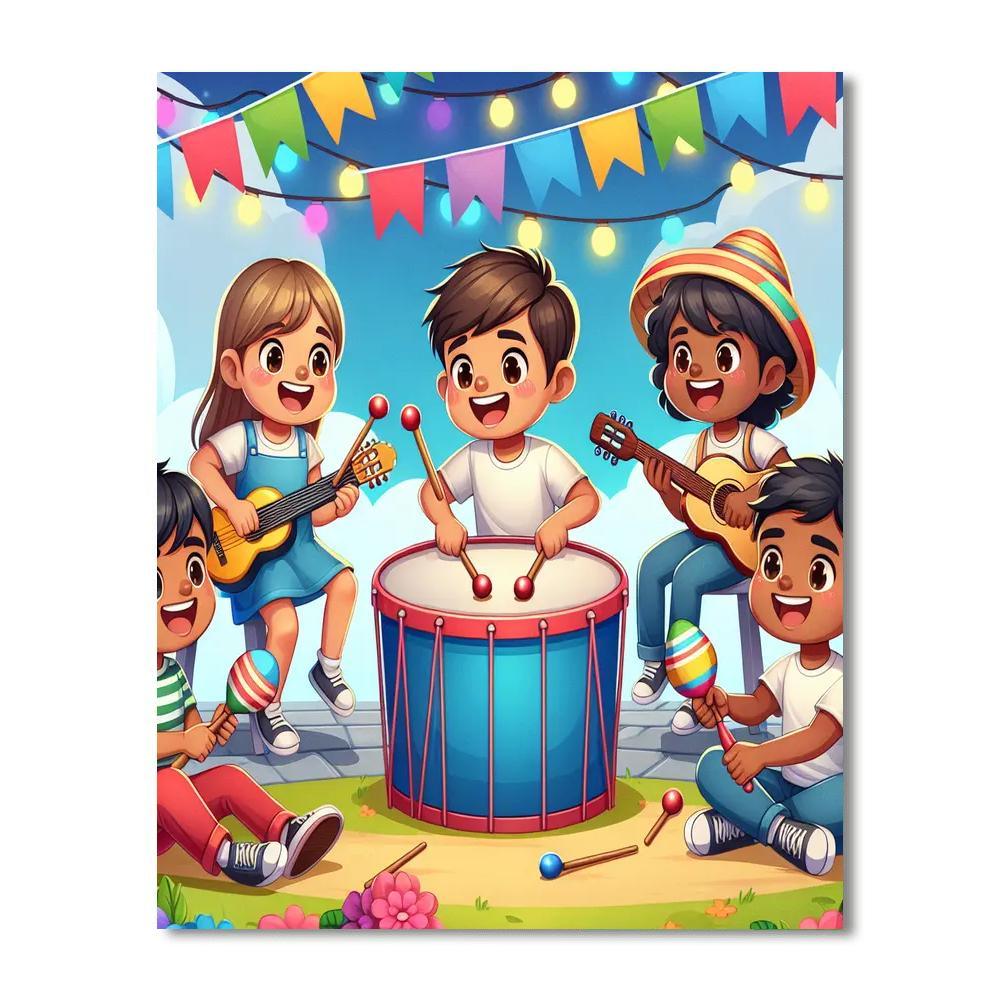 Magical Music Festival Paint By Numbers
