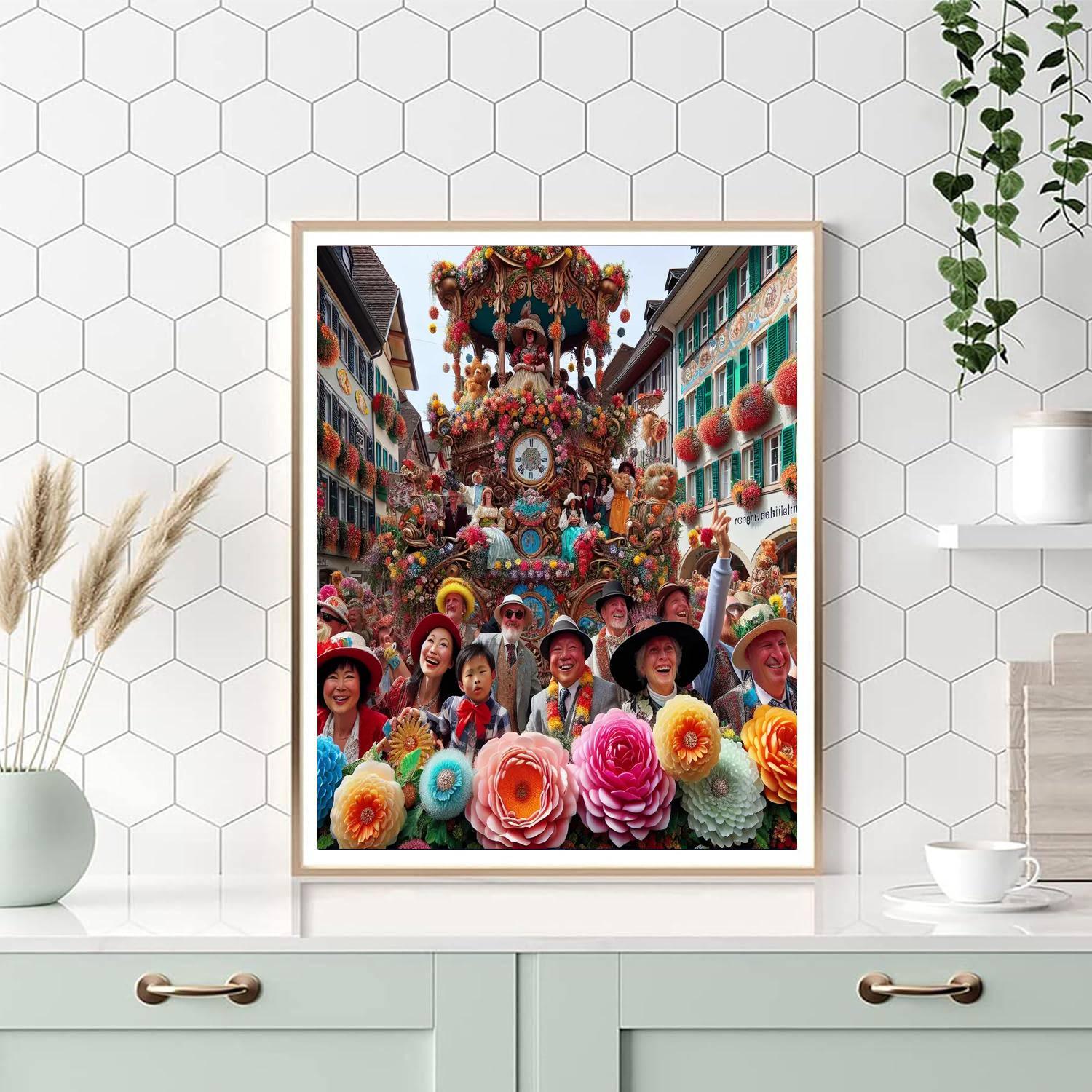 Carnival Of Blumen - Wangen Im Allgäu, Germany Paint By Number