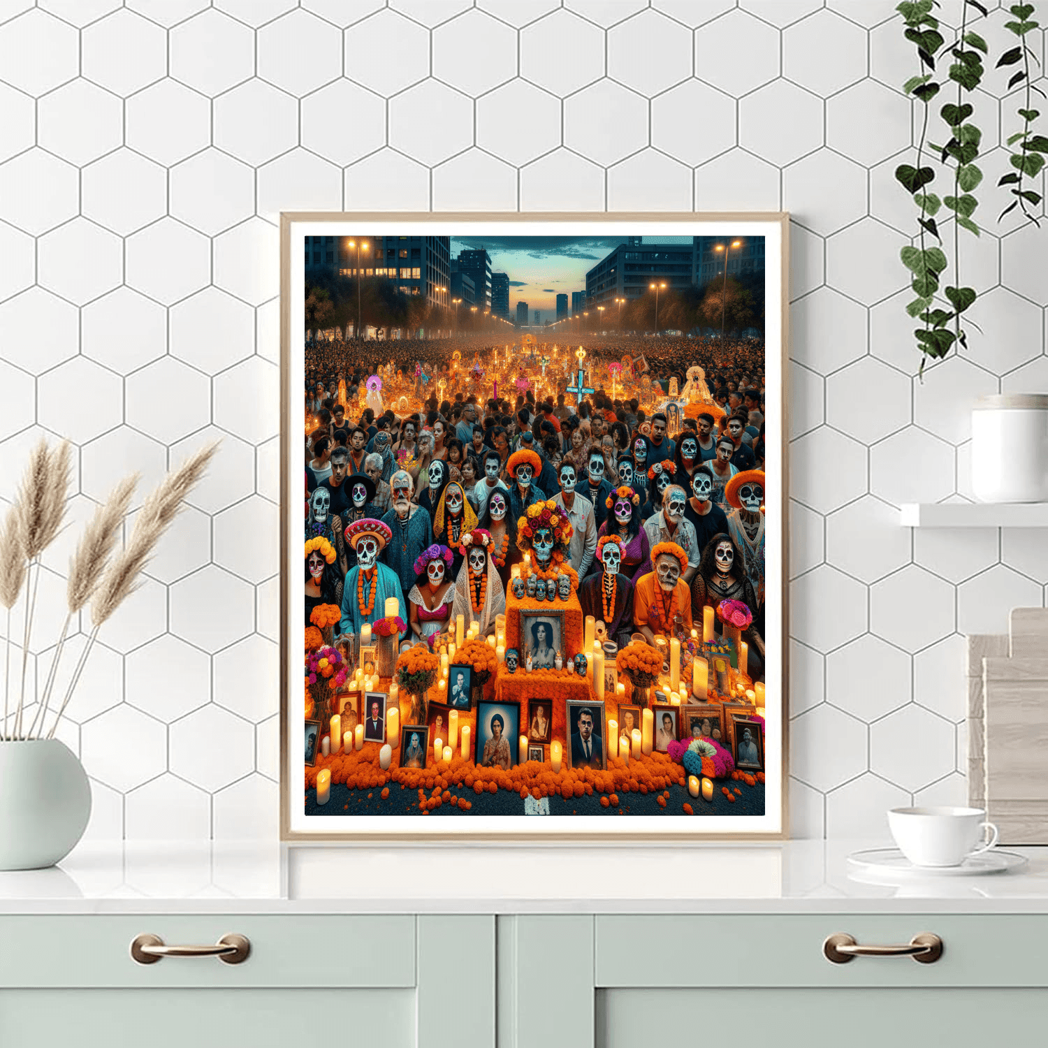 Day Of The Dead Festival - Mexico City Painting By Numbers Kit