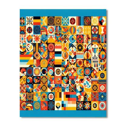 Cultural Collage Paint By Number