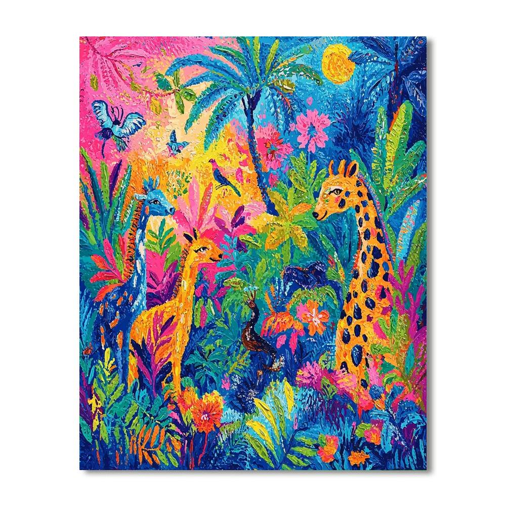 Henri Matisse Inspired Wild Symphony  Number Painting