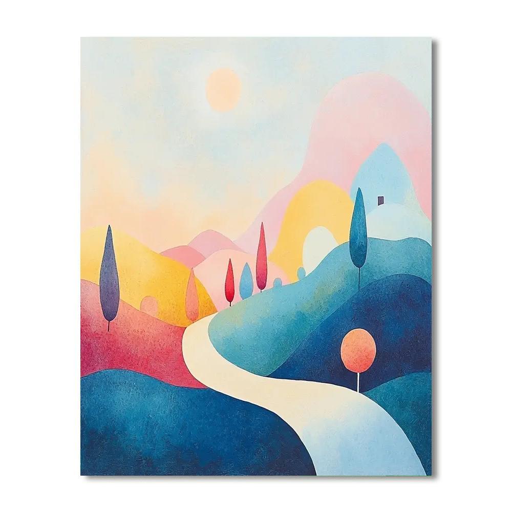 Paul Klee Inspired Ethereal Journeys  Paint By Number