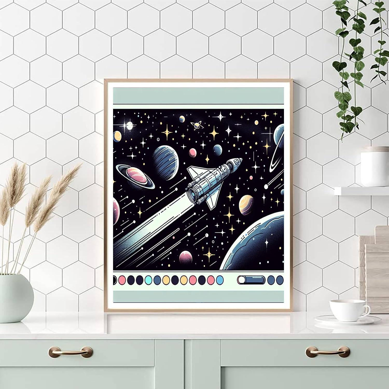 Galaxy Adventure Voyage Paint By Number