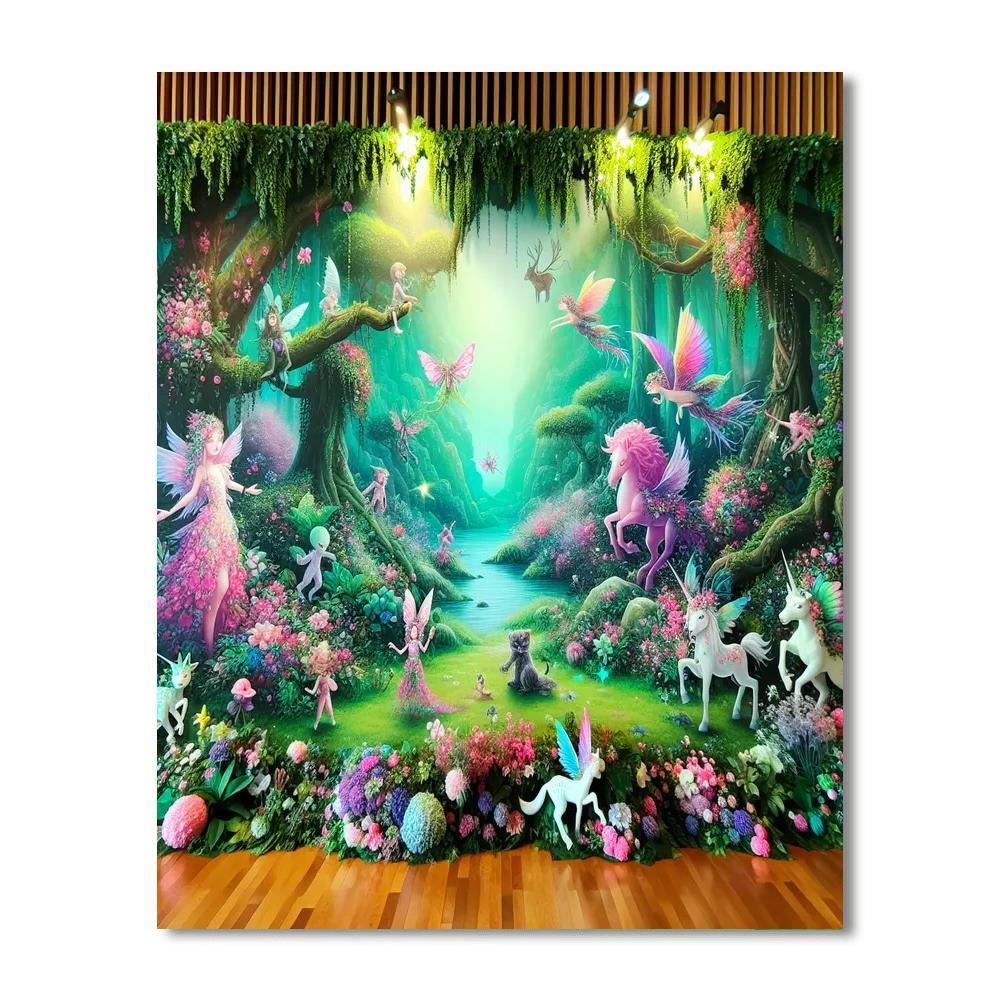 Mysterious Woodland Magic Paint By Color