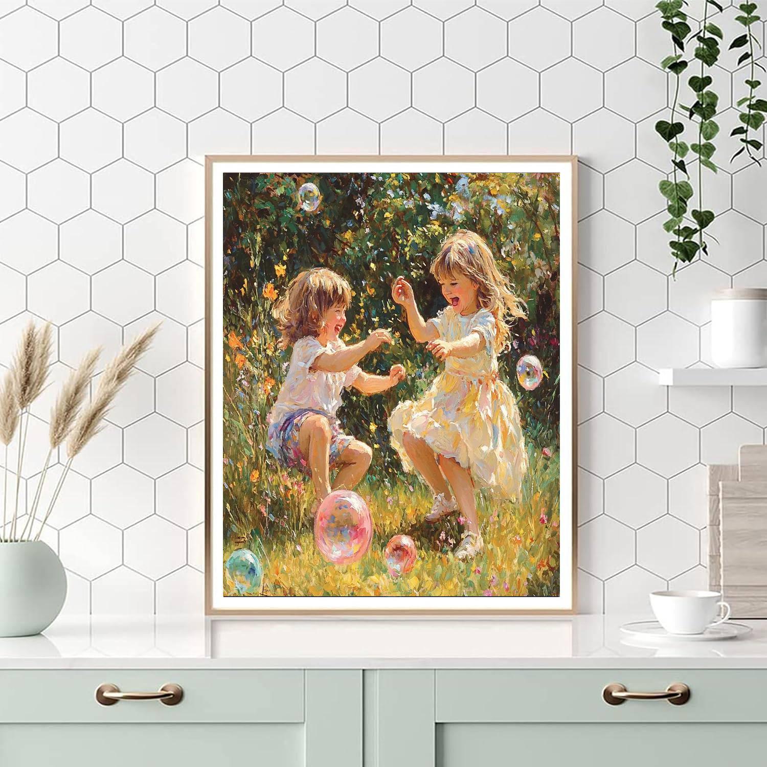 Bubbles And Giggles Paint By Number