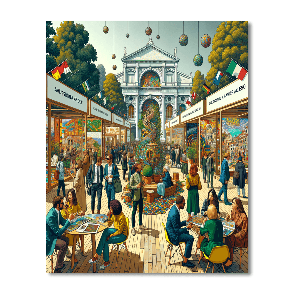 Venice Biennale - Venice, Italy Painting By Numbers Kit