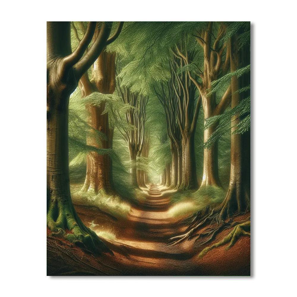 Whispering Forest Pathway DIY Paint By Numbers