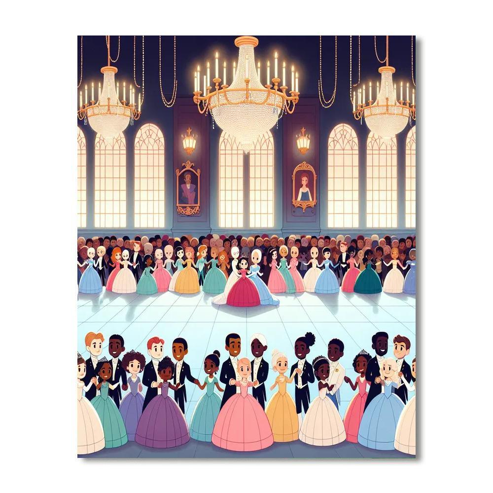 Fairy Tale Princess Ball Paint By Numbers