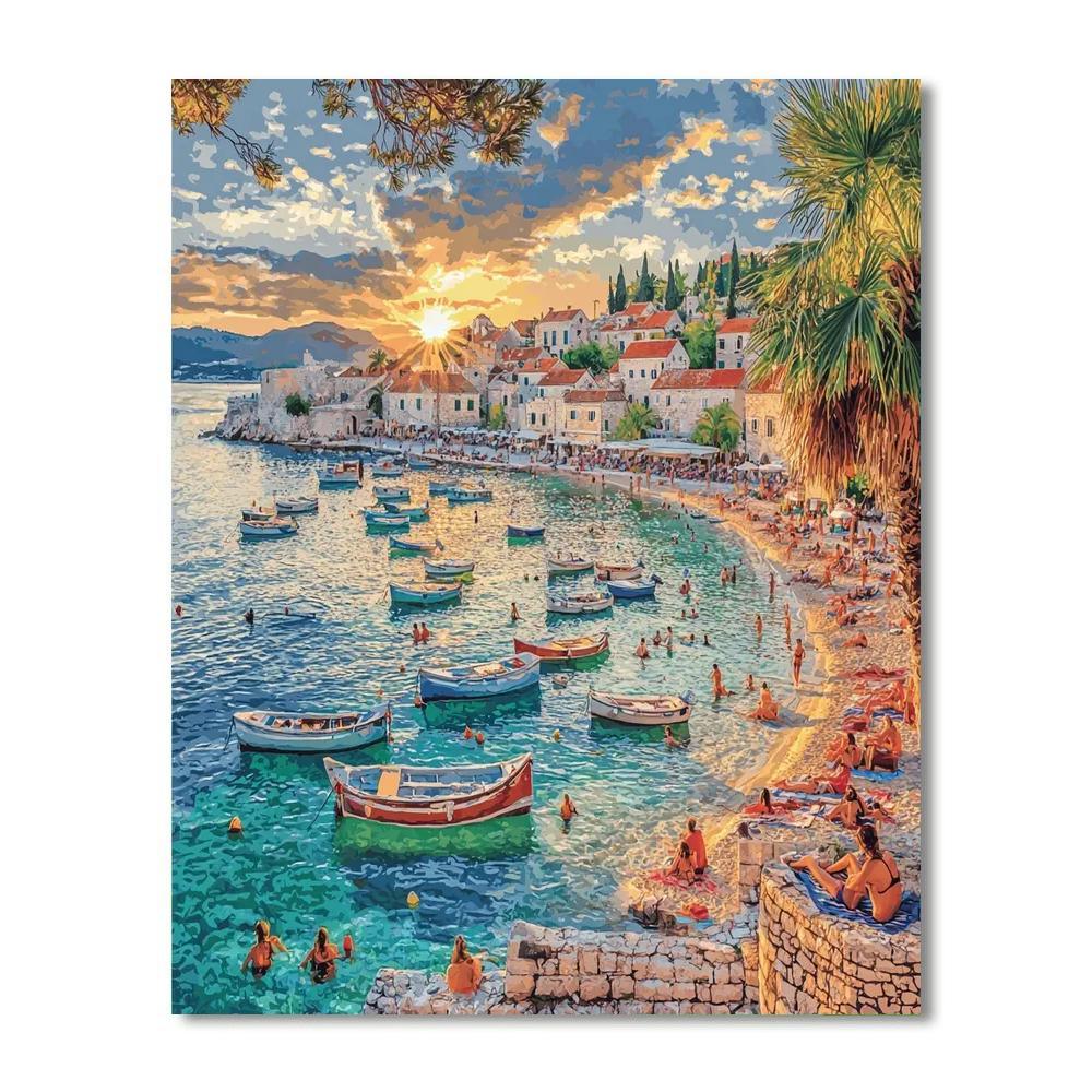 Hvar Town - Croatia Paint By Number