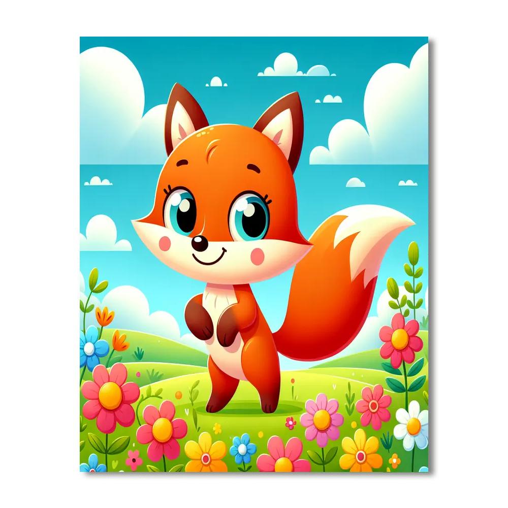 Jolly Fox Painting By Numbers Kit