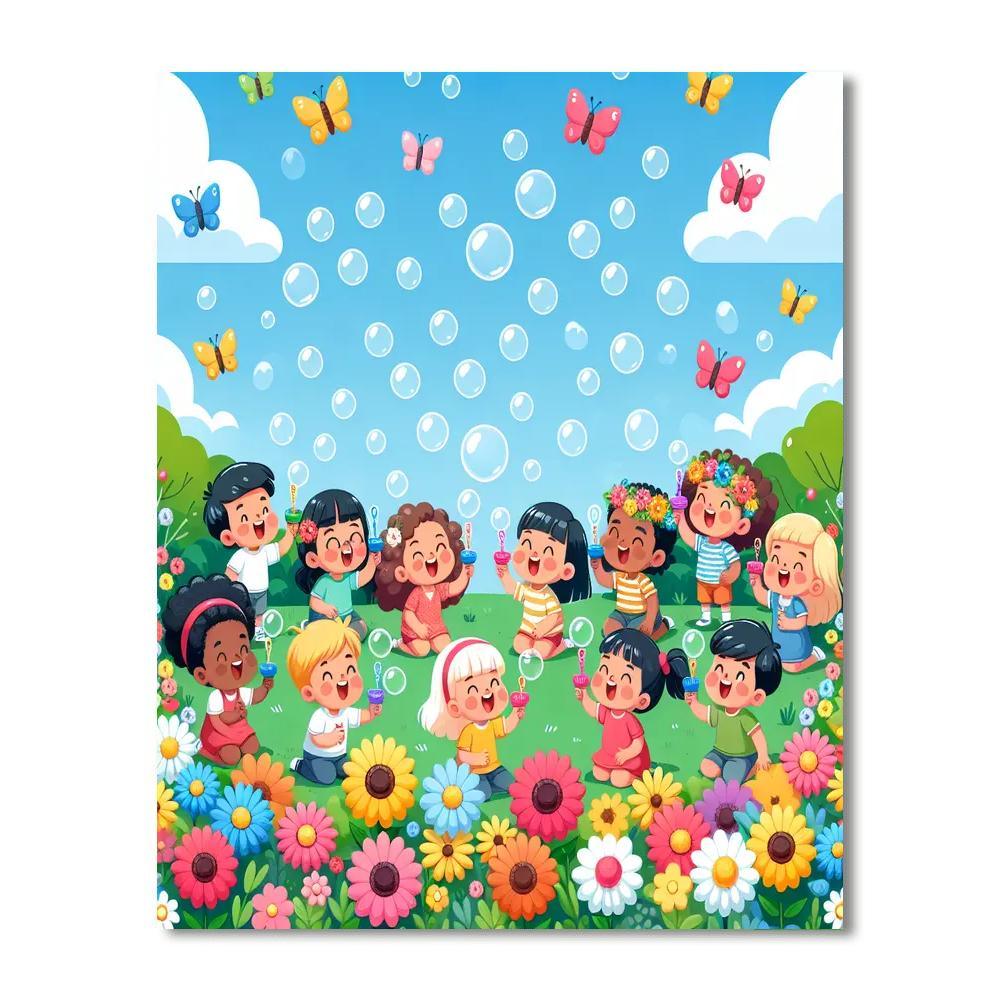 Bubbles Of Joy Paint By Numbers