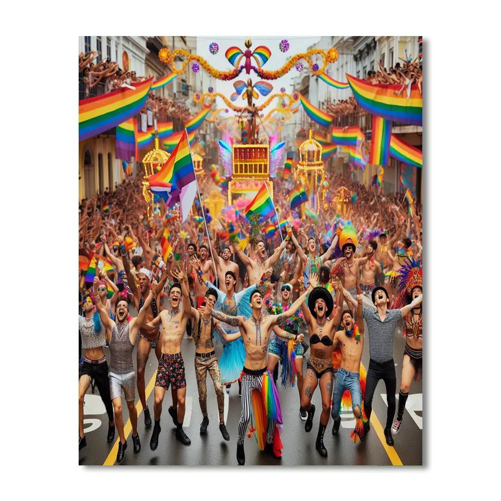 Pride Month Paint By Numbers Art