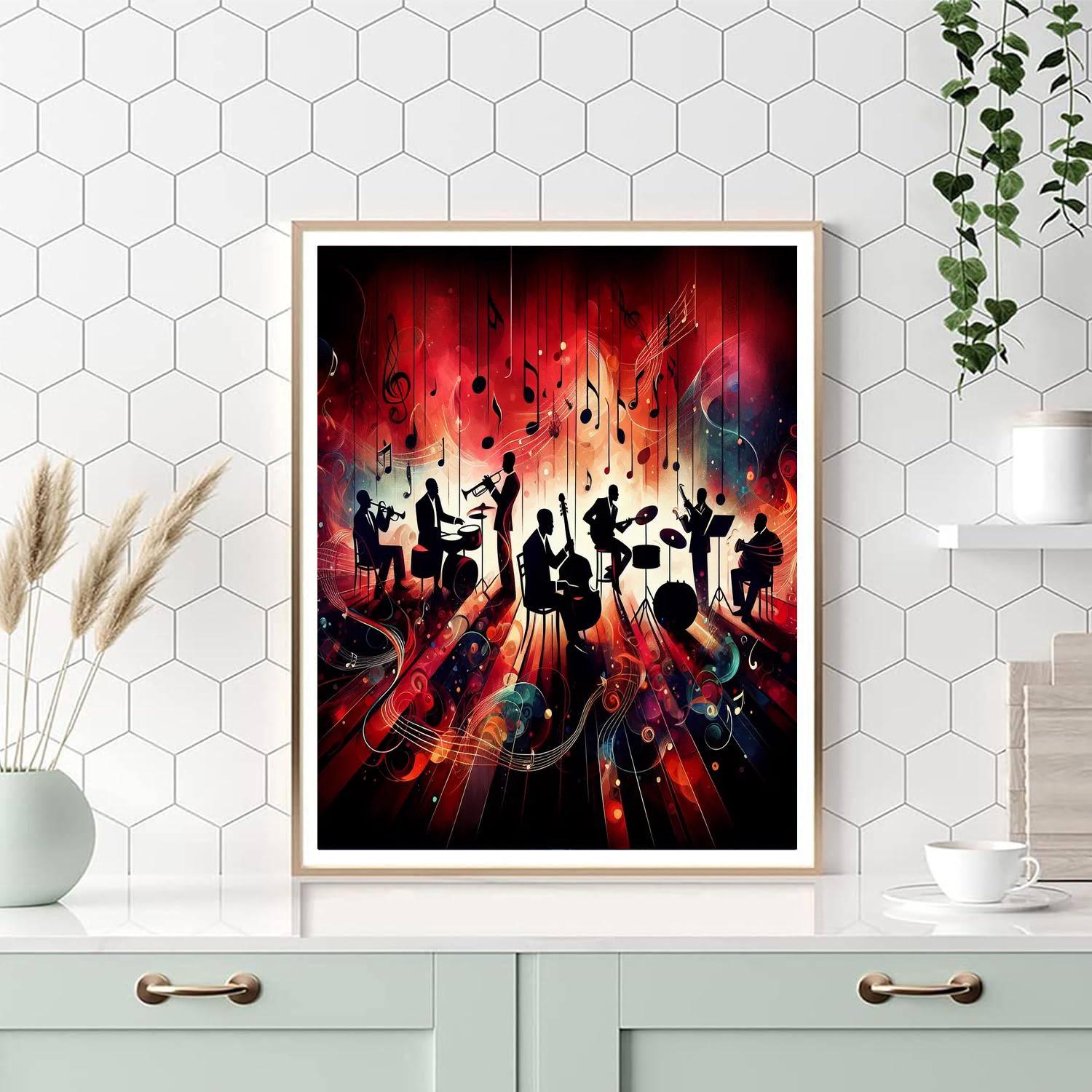 Jazz Club Nightlife Paint By Numbers Art