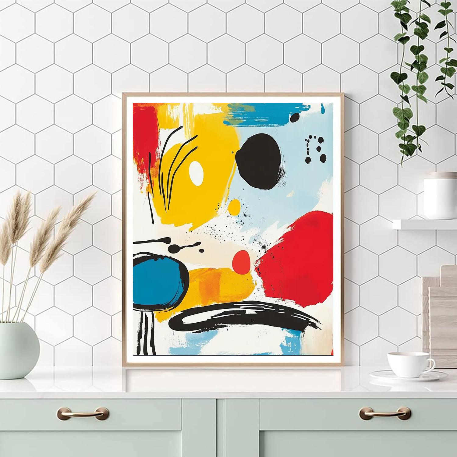 Joan Miró Inspired Dreamy Harmonies  Paint By Numbers Art
