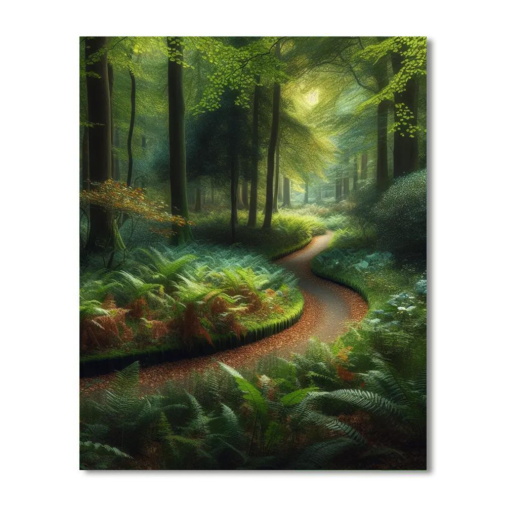 Enchanting Forest Trail Numbered Painting Kits