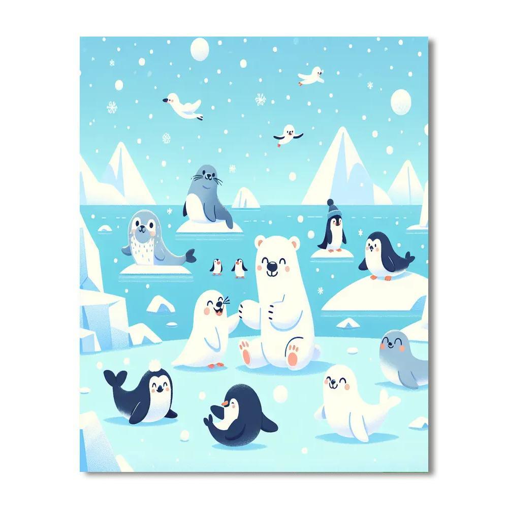 Exploration Of The Arctic Paint By Number