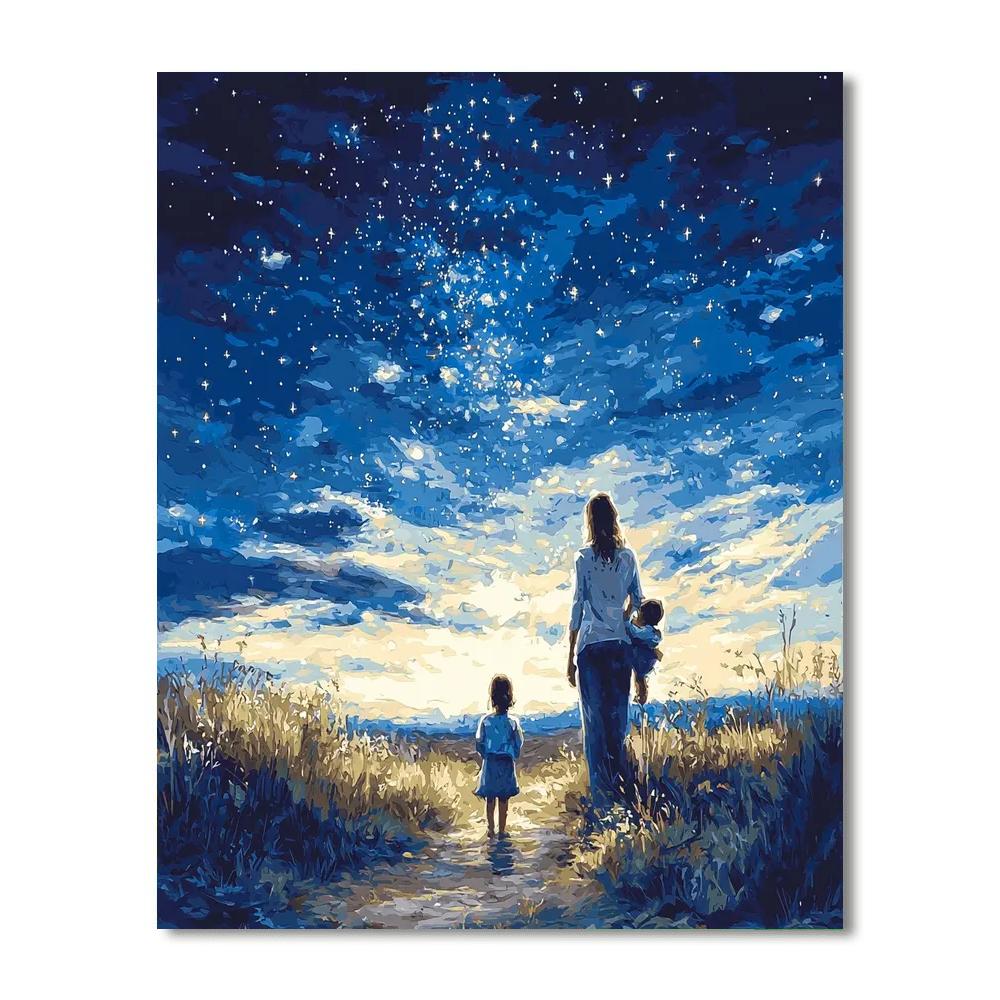 Skies Of Inspiration DIY Paint By Numbers