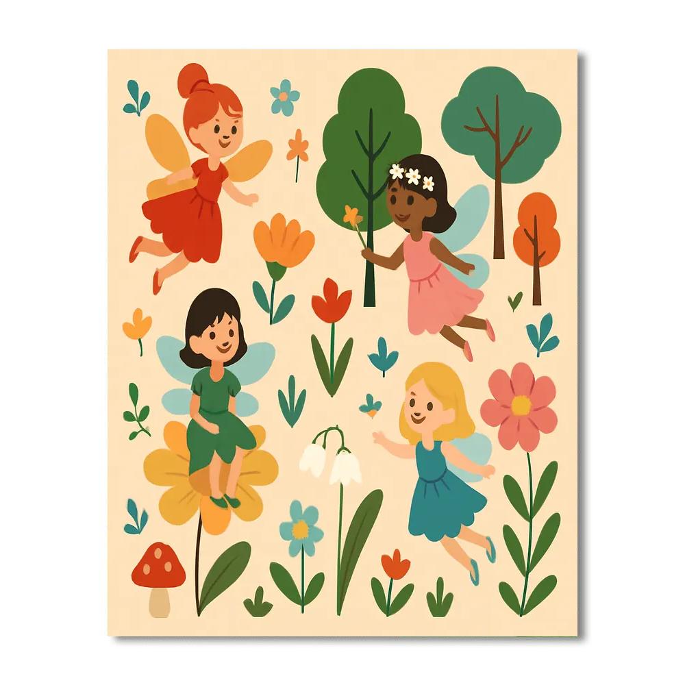 Fairy Land Numbered Painting Kits