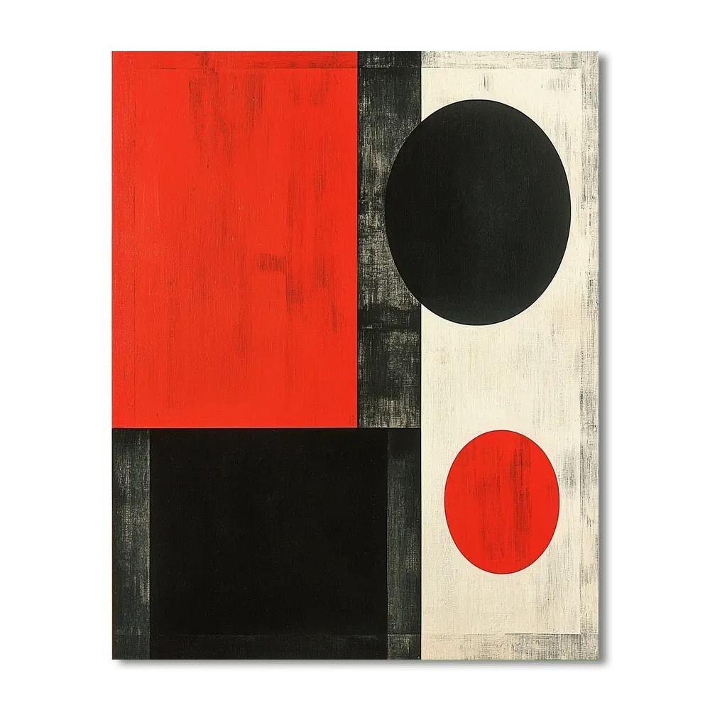 Kazimir Malevich Inspired Eternal Geometry  Paint By Color