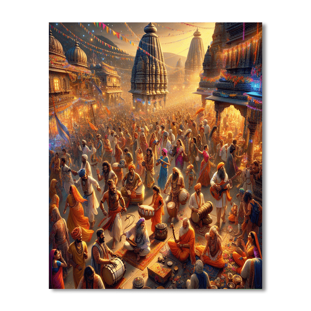 Shivaratri Festival Paint By Numbers Kits