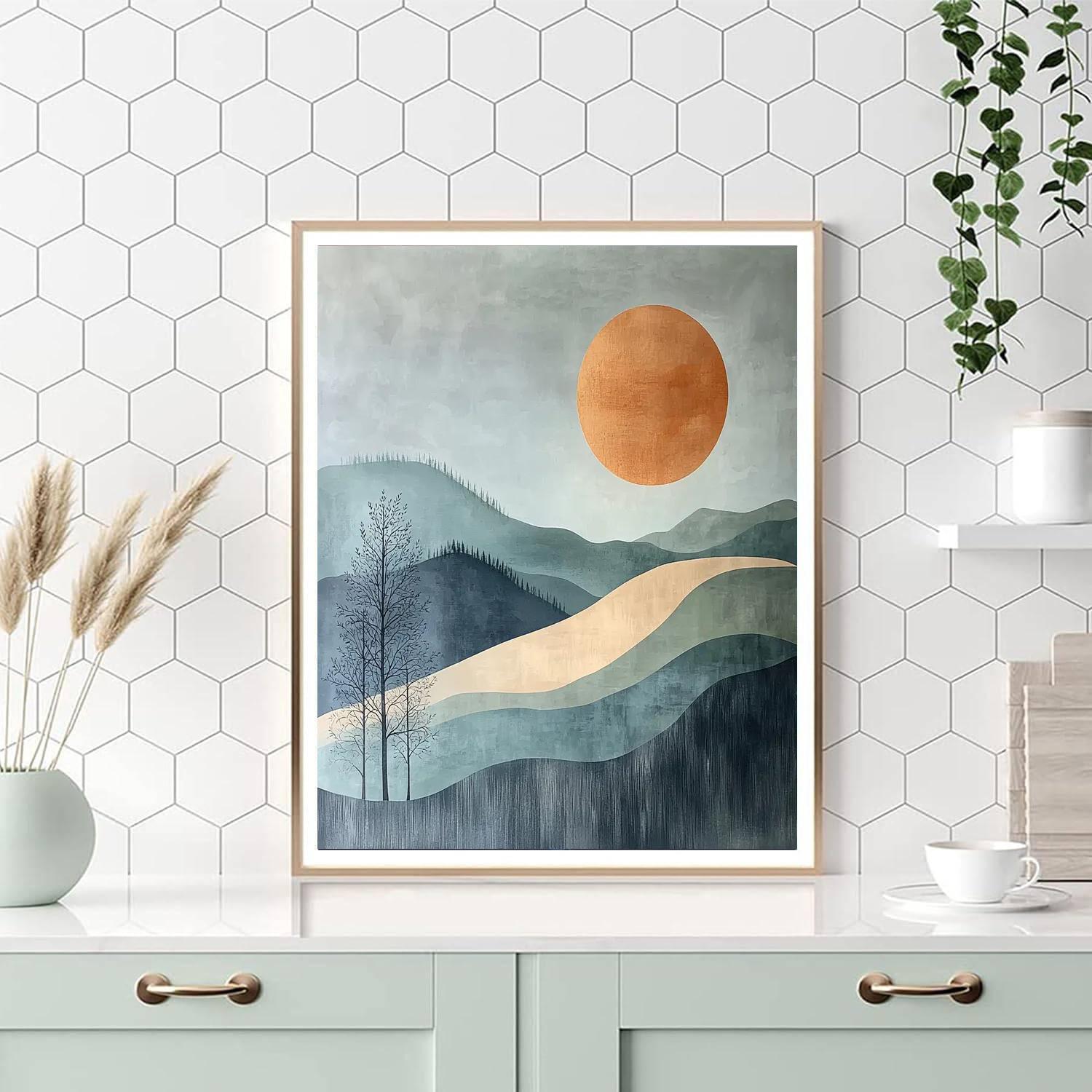 Nandalal Bose Inspired Nature's Elegy  DIY Paint By Numbers