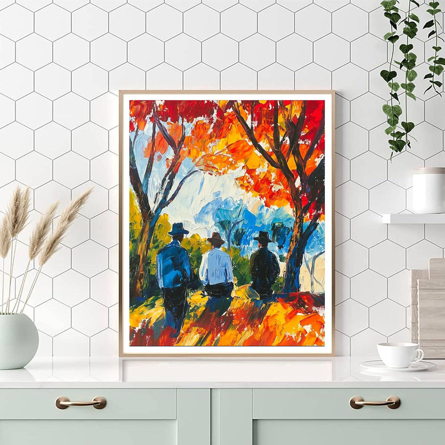 Pablo Picasso Inspired Friends In Nature  Paint By Numbers Kits