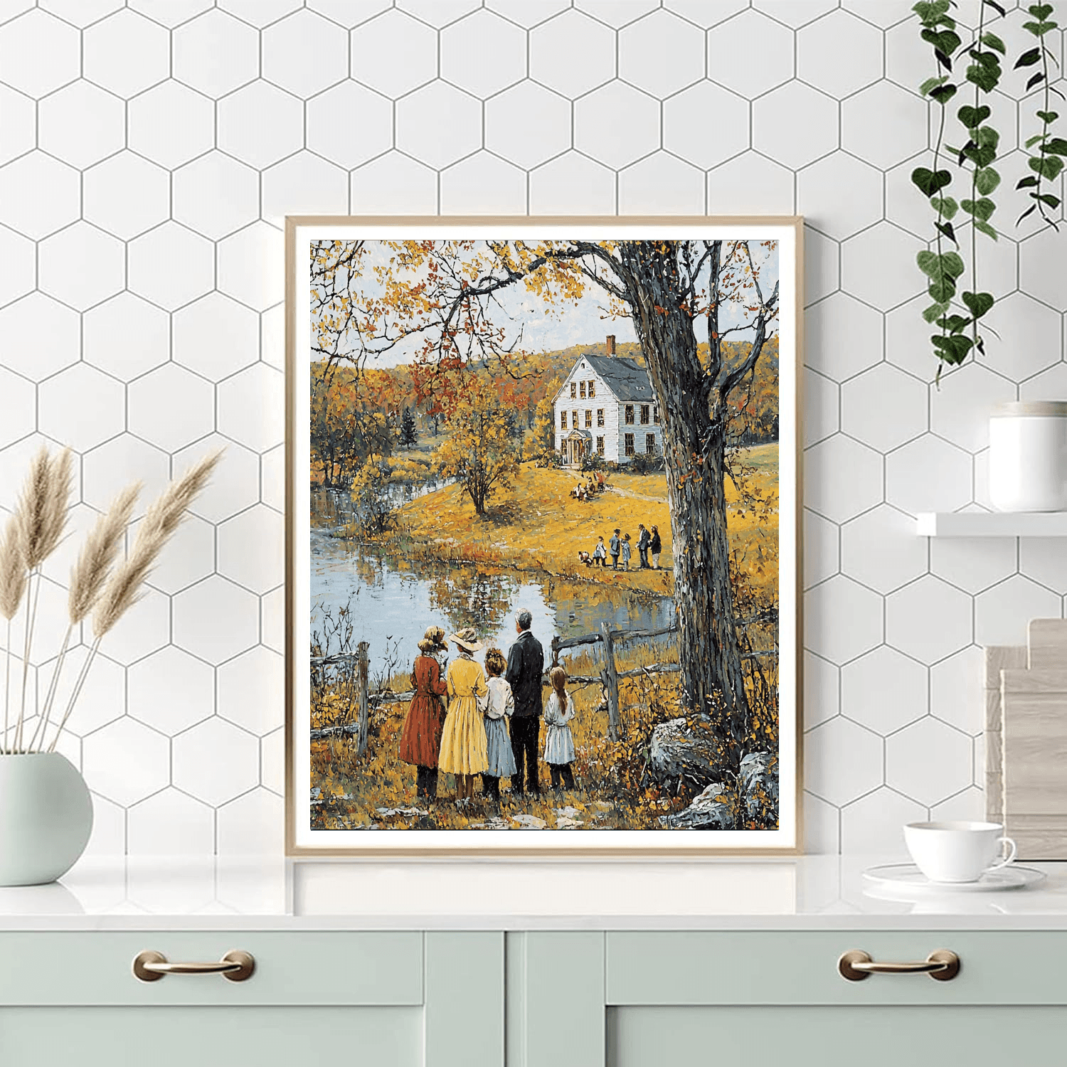 Rockwell Inspired Historical Narratives  Numbered Painting Kits