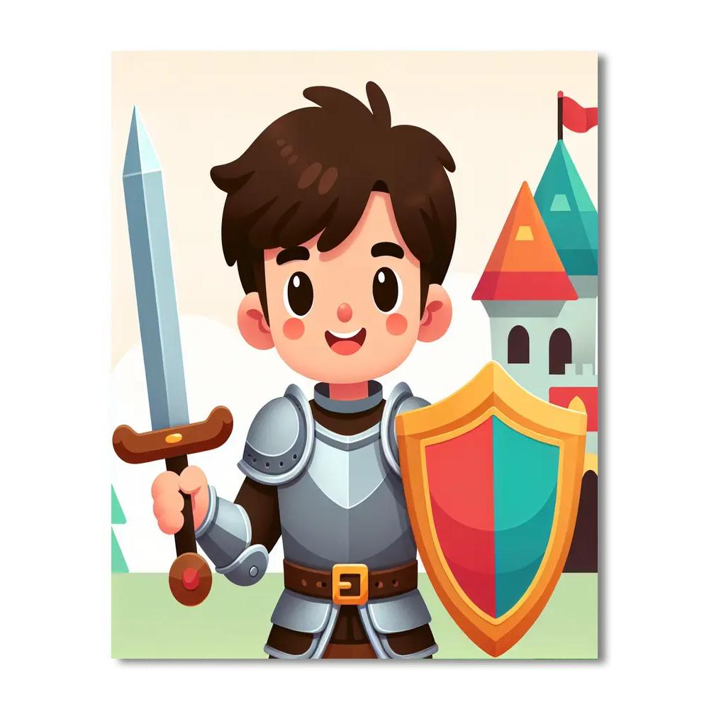 Royal Knights Tournament Numbered Painting Kits