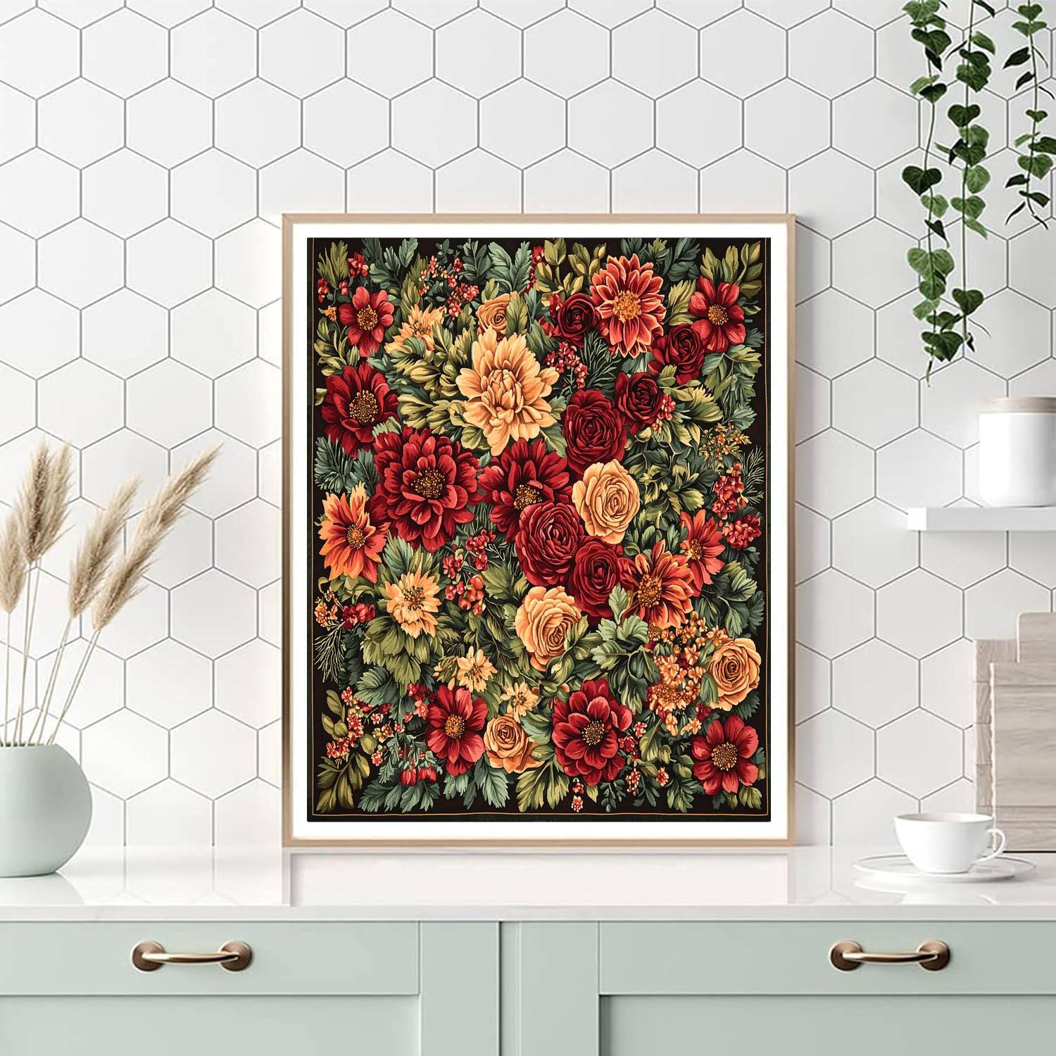 Frida Kahlo Inspired Tapestry Of Memories  Painting By Numbers Kit