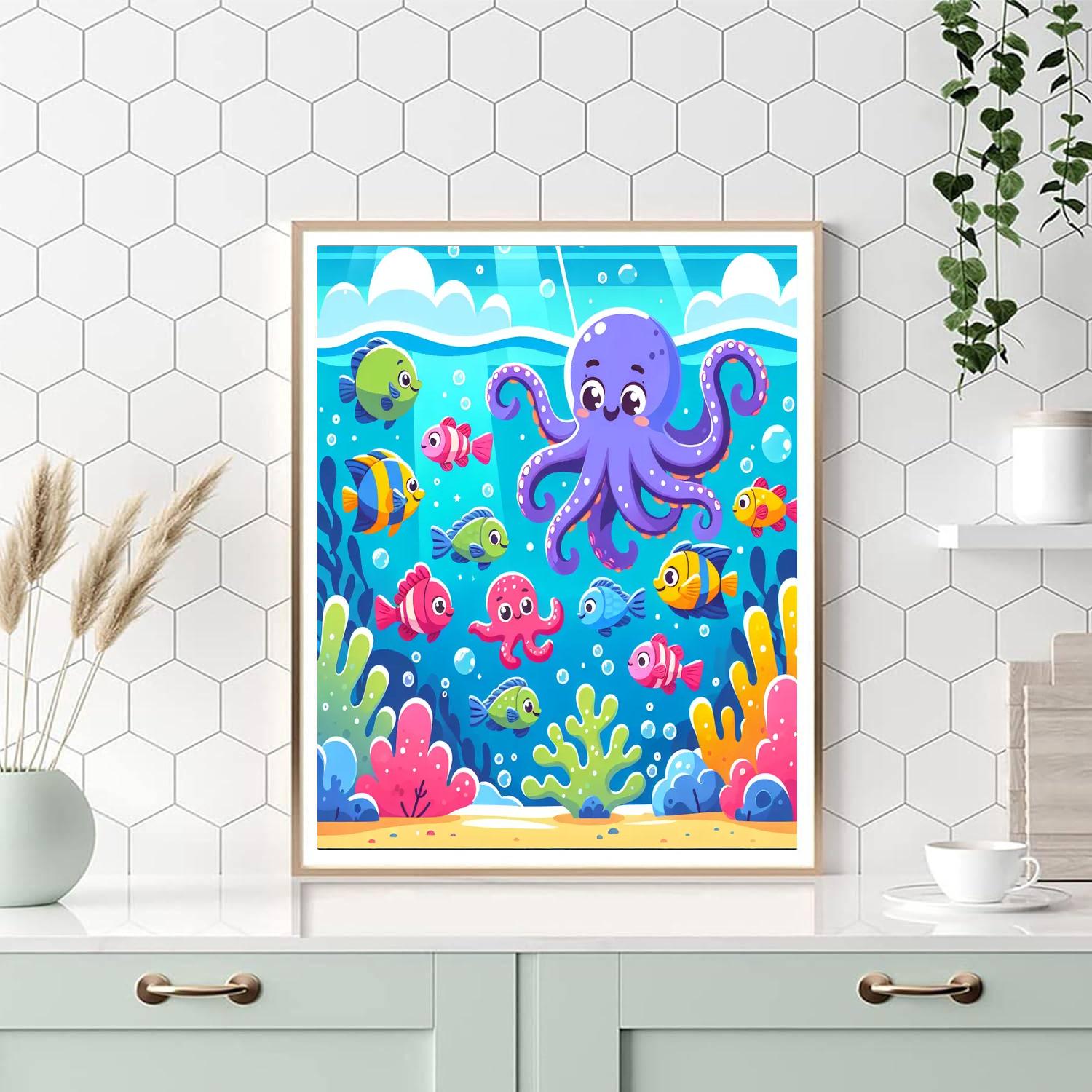 Explore The Deep Sea Paint By Numbers