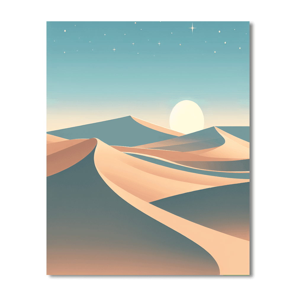 Dreamy Dunes Painting By Numbers Kit
