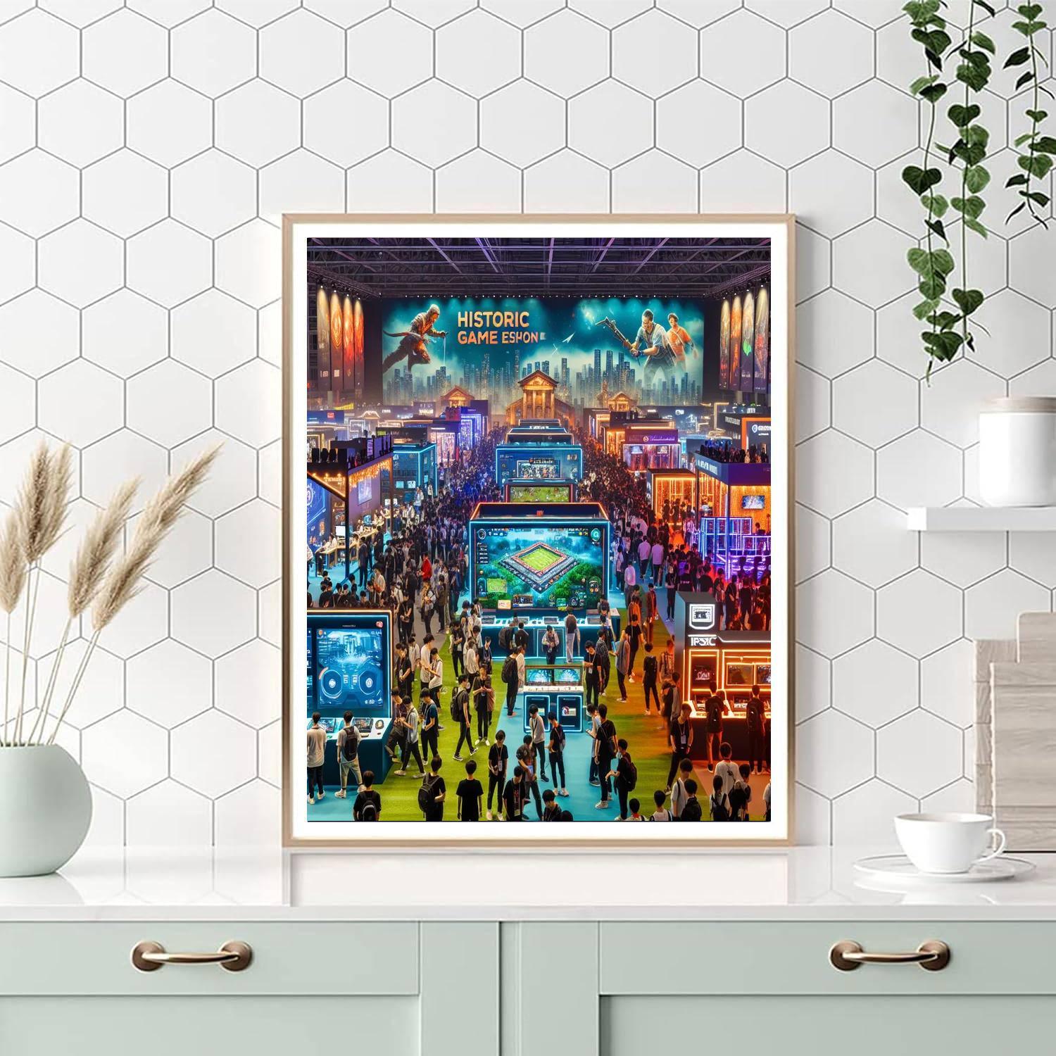 Taipei Game Show - Taiwan Paint By Numbers Kits