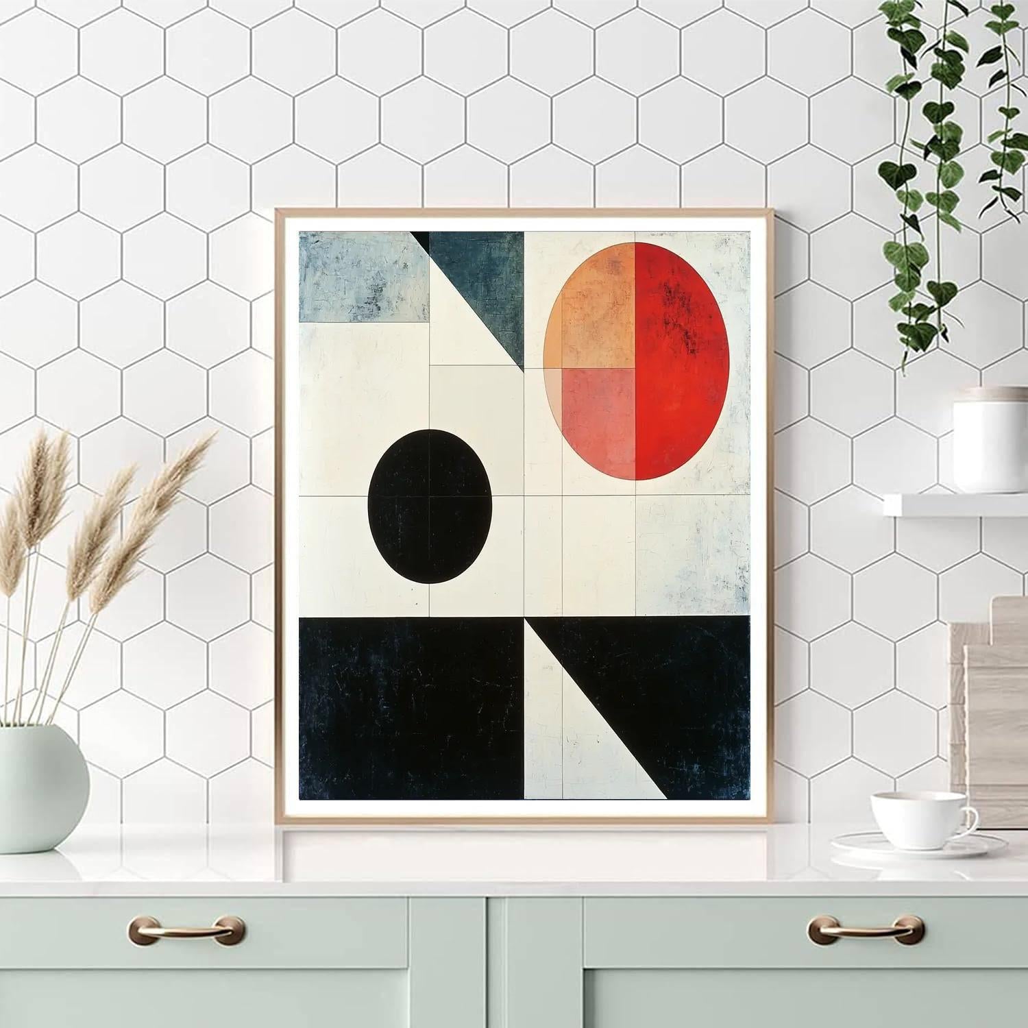 Kazimir Malevich Inspired Essence Of Shape  Paint By Numbers