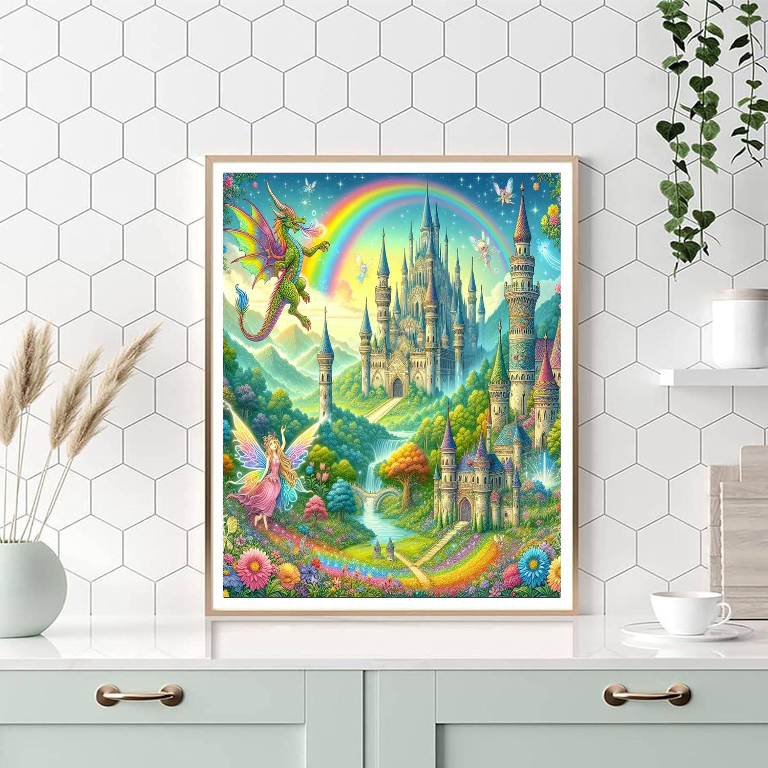 Fantasy Land For Young Adventurers Numbered Painting Kits