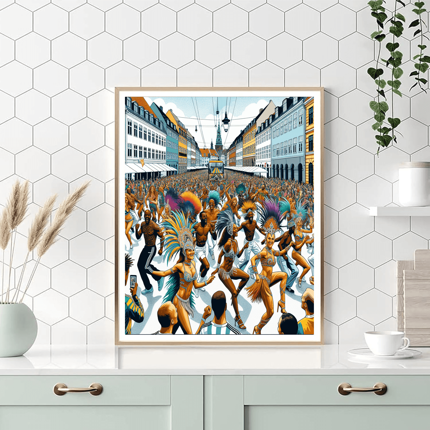 Copenhagen Carnival - Denmark DIY Paint By Numbers