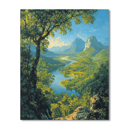 Thomas Cole Inspired The Spirit Of Adventure Paint By Numbers Kits