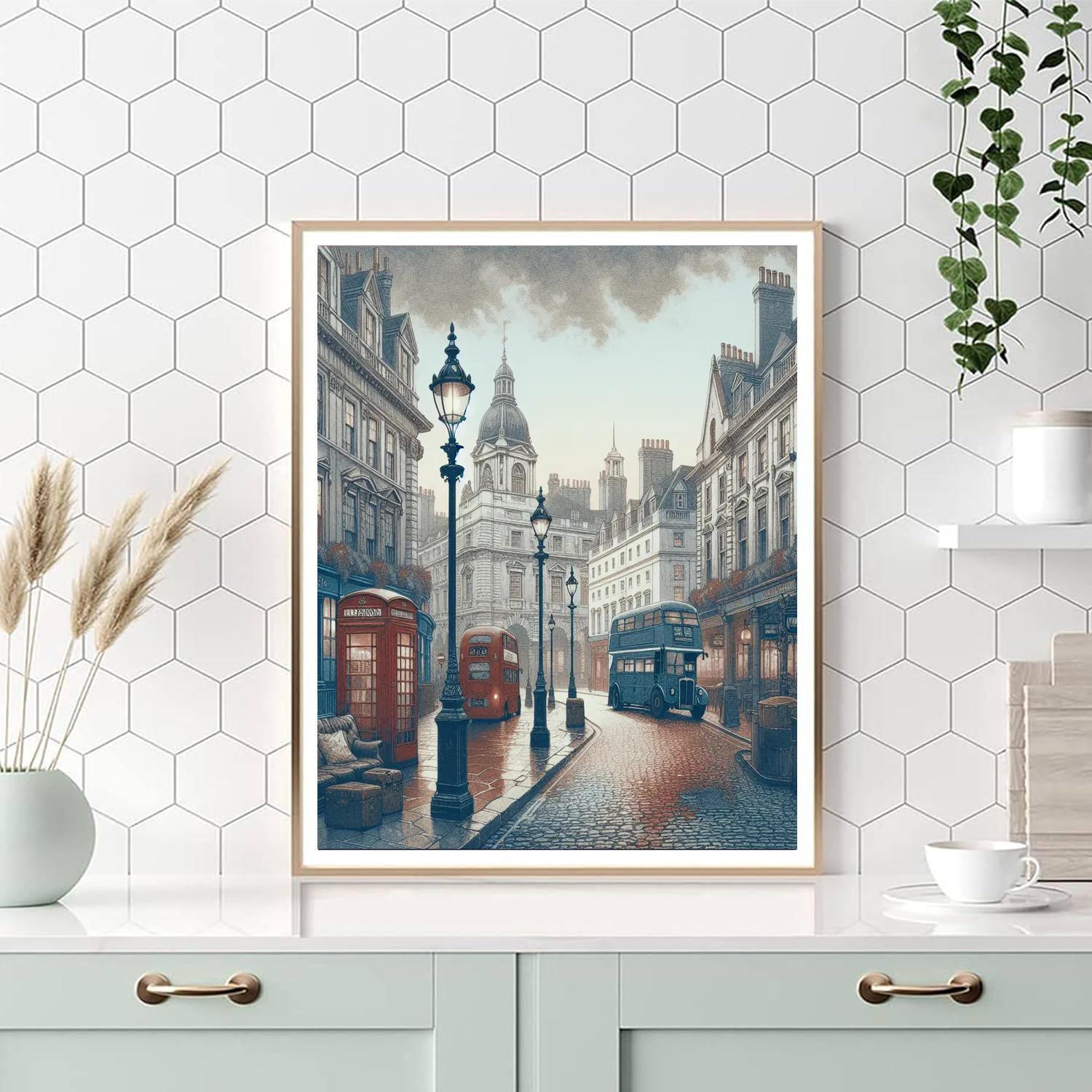 London's Timeless Charm DIY Paint By Numbers