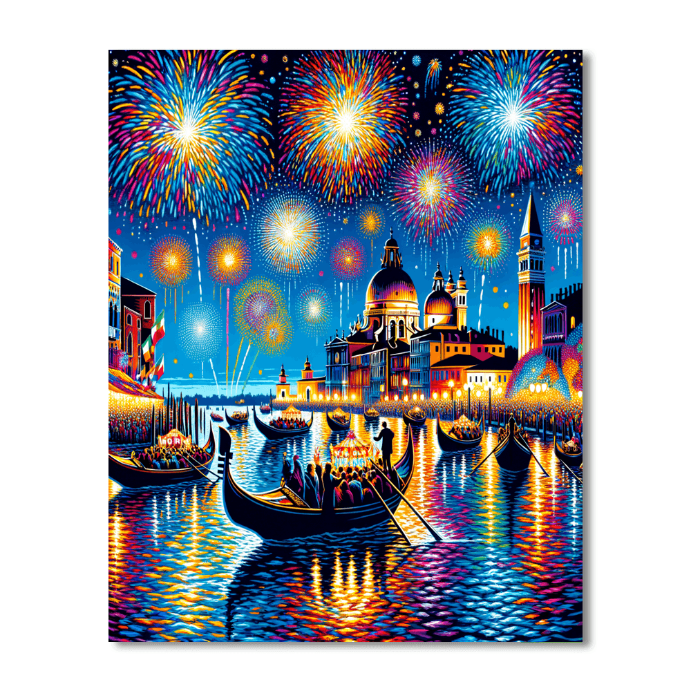 Festa Del Redentore - Venice, Italy DIY Paint By Numbers