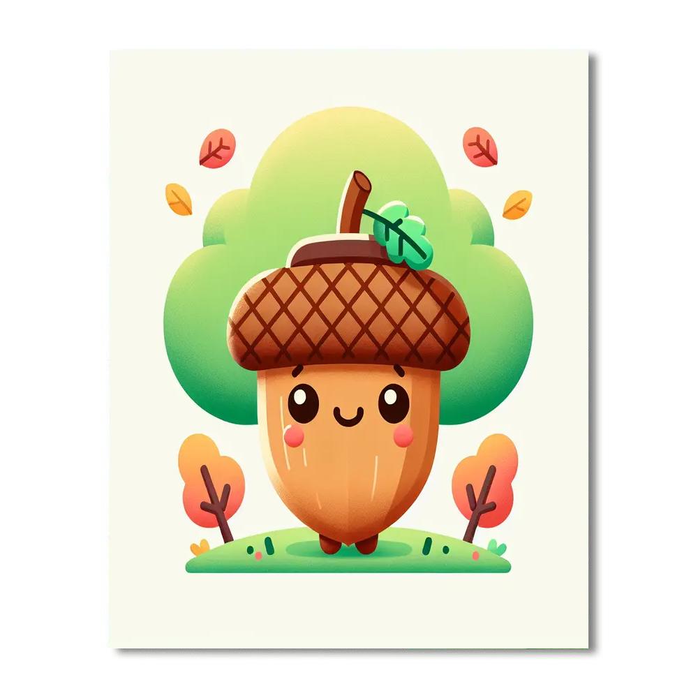 Adventurous Acorn Paint By Numbers