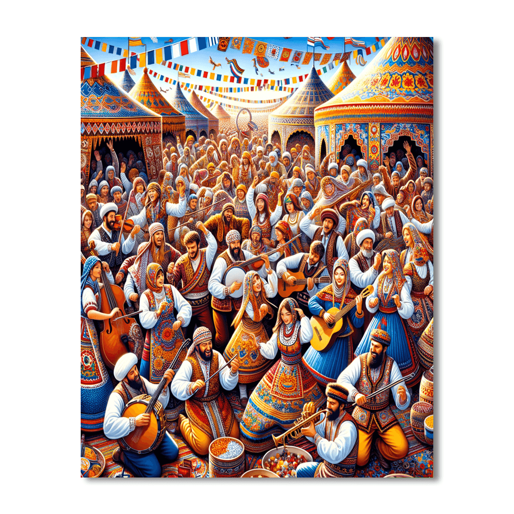Karakalpak Folk Festival Paint By Numbers