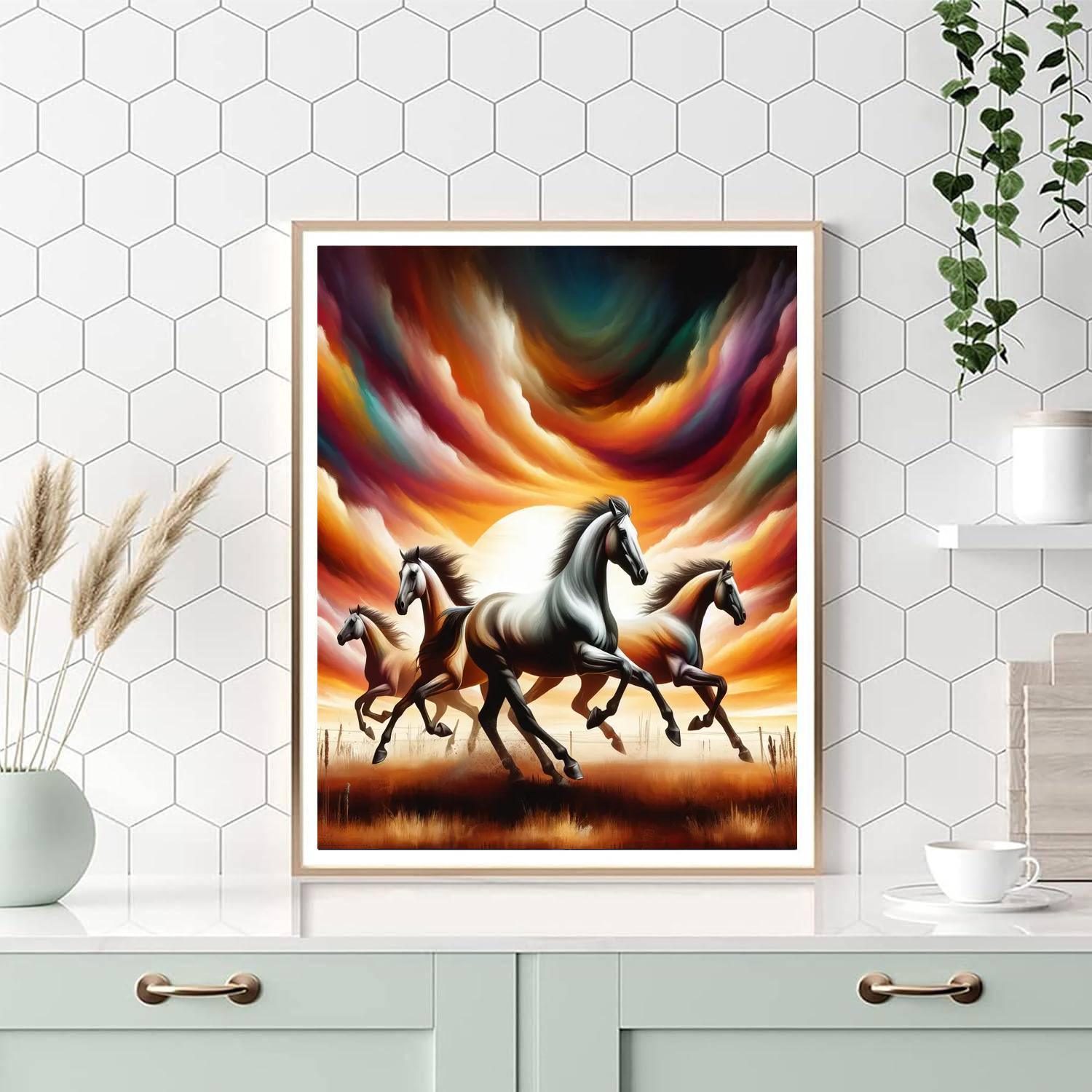 Horse Majesty Painting By Numbers Kit