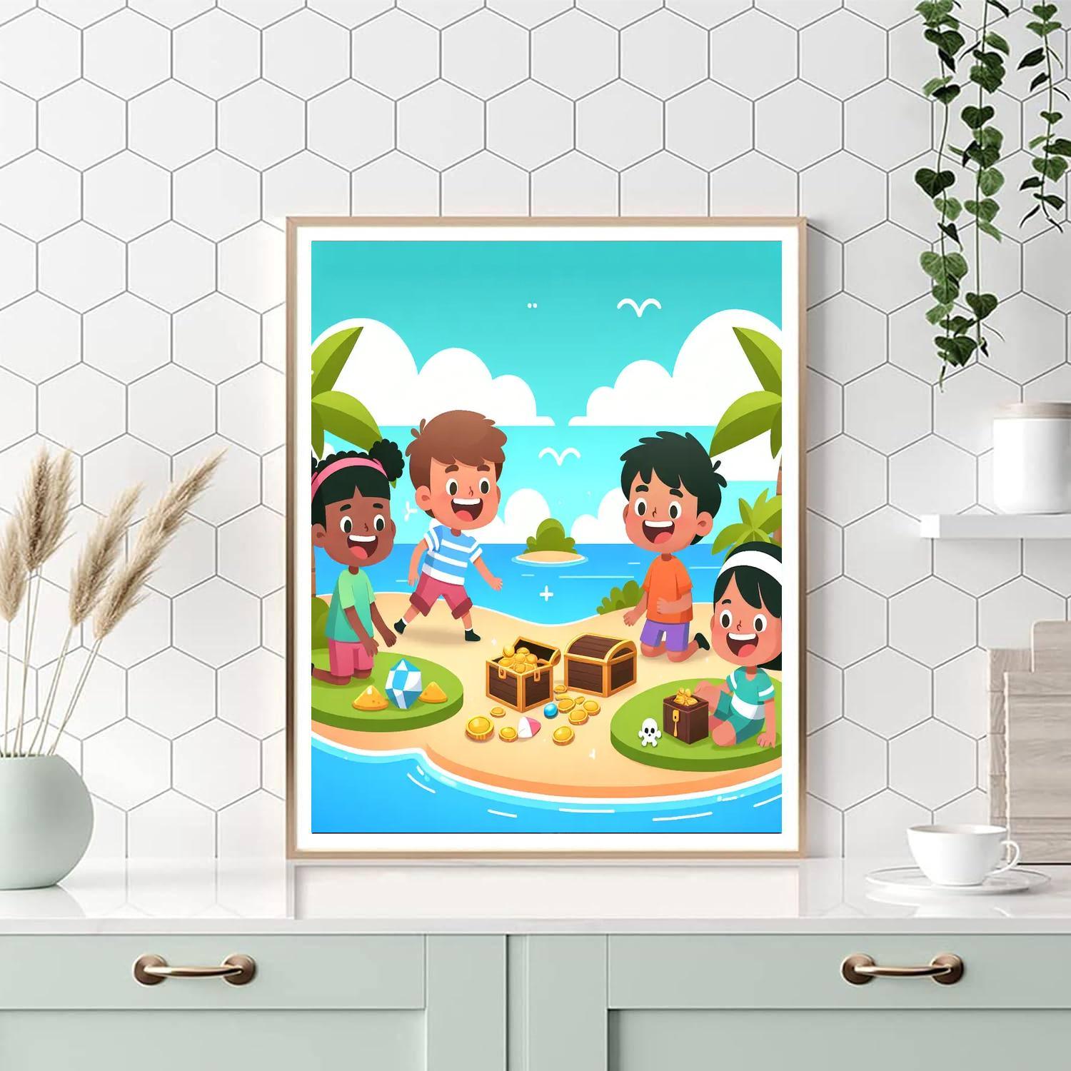 Secret Island Quest Paint By Color